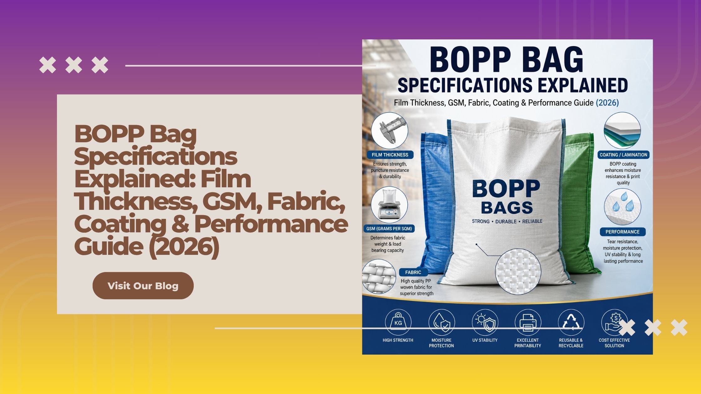 BOPP Bag Specifications: Complete Guide (2026)